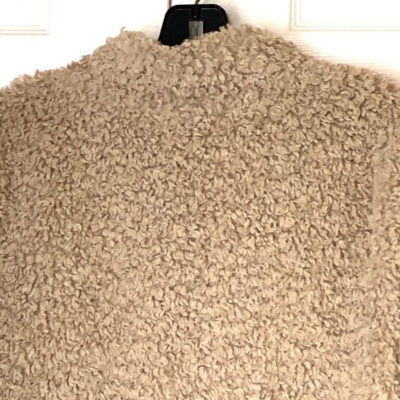 DEMOCRACY Faux Fur Mongolian Curly Lamb Teddy Jacket - Picture 7 of 12